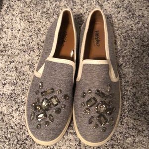 Mossimo jeweled slip ons